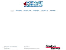 Tablet Screenshot of nwequipltd.com